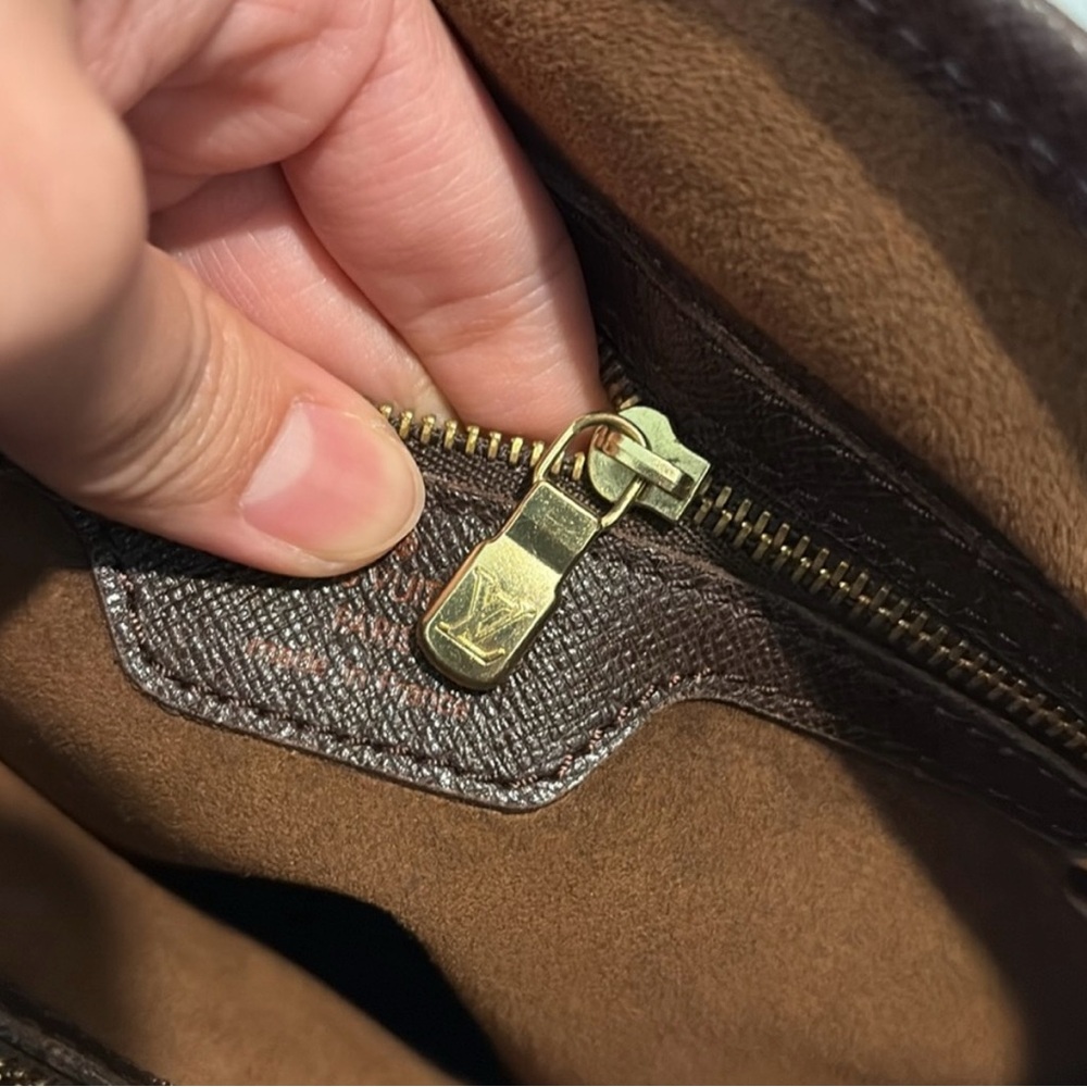Louis Vuitton Brown Ebene Bucket Tote Bag - Picture 14 of 14